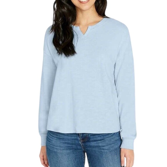 BUFFALO David Bitton Ladies' Long Sleeve Crew Neck Top - NWT - Picture 1 of 4